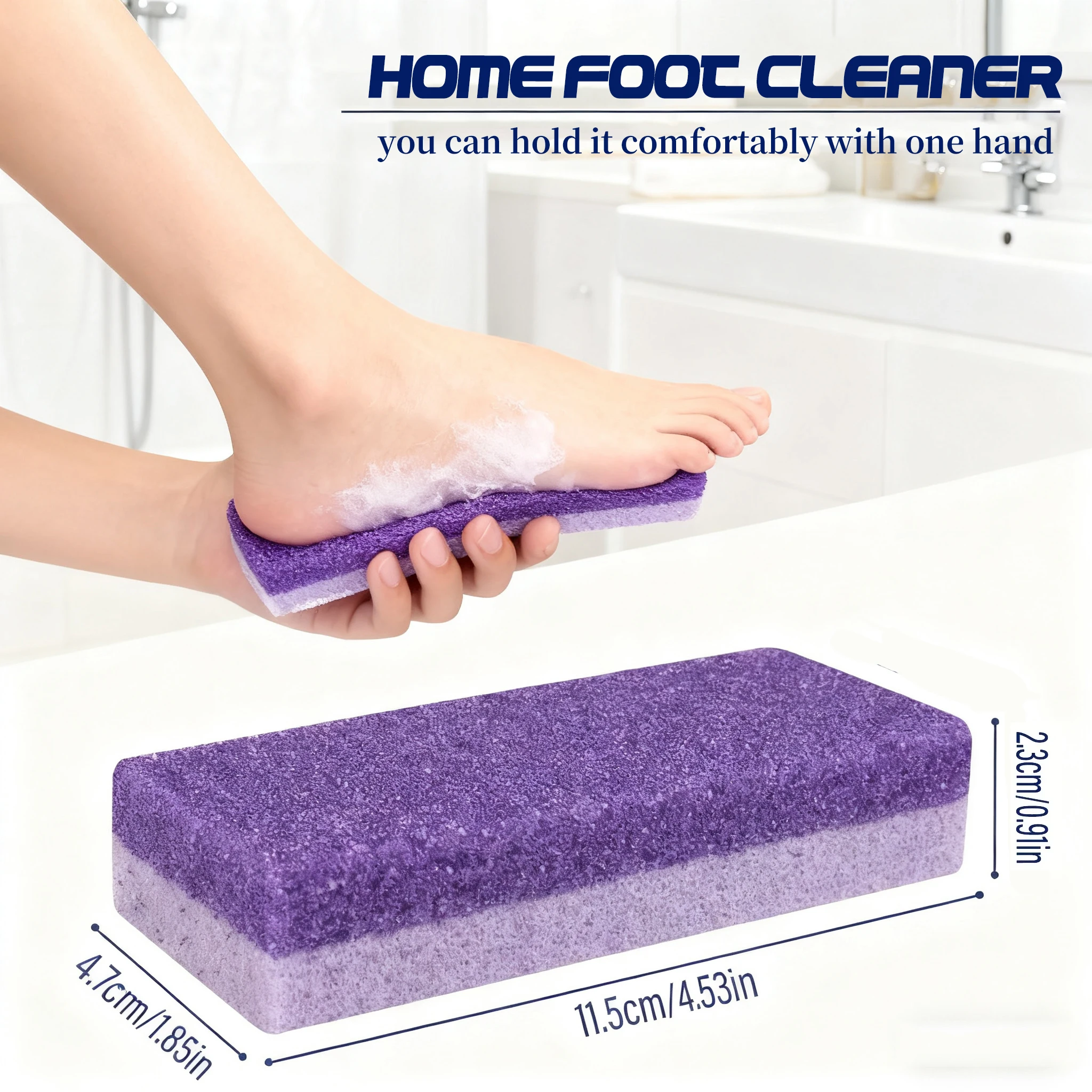 2/5PCS Puimsteen Voet Bestand-Eelt En Dode Huid Remover Hiel Scrubber voor Gladde Voeten Pedicure peeling Tool