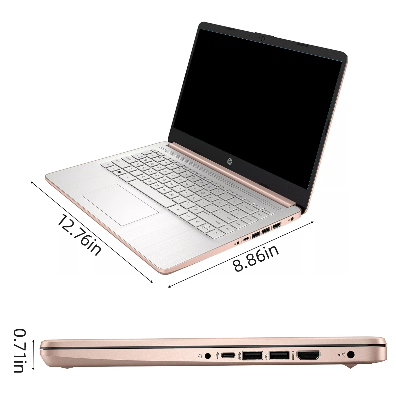 كمبيوتر محمول للأعمال HP-14 "، إنتل سيليرون N4120 ، 16 جيجابايت رام ، مساحة تخزين GB ، GB eMMC + GB SD Card ، مكتب لمدة سنة واحدة