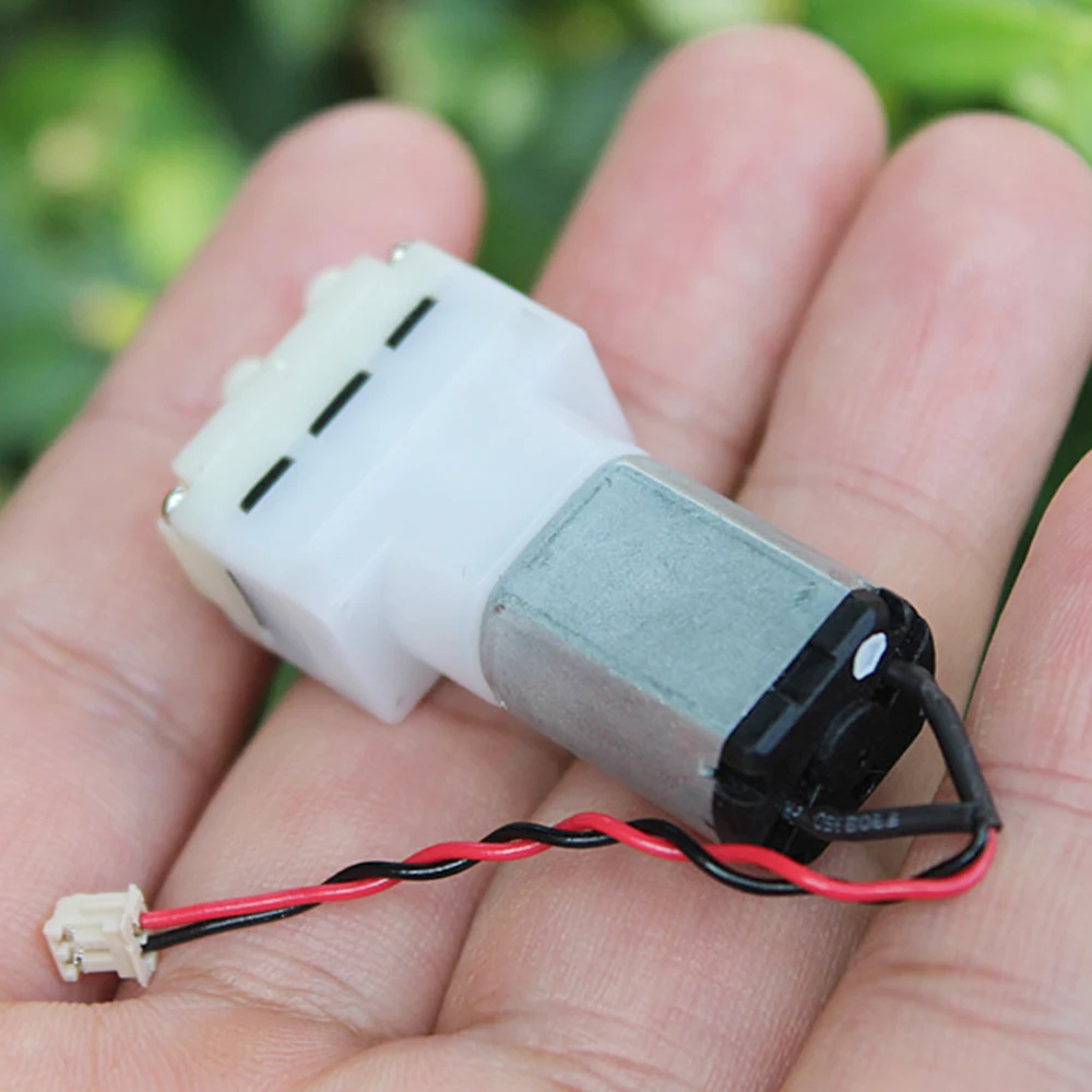 Small Diaphragm Self-priming Air Pump DC 3.7V 5V 6V Micro Mini Vacuum Pump 030 Motor Negative Pressure Pump Mute for Breast Pump