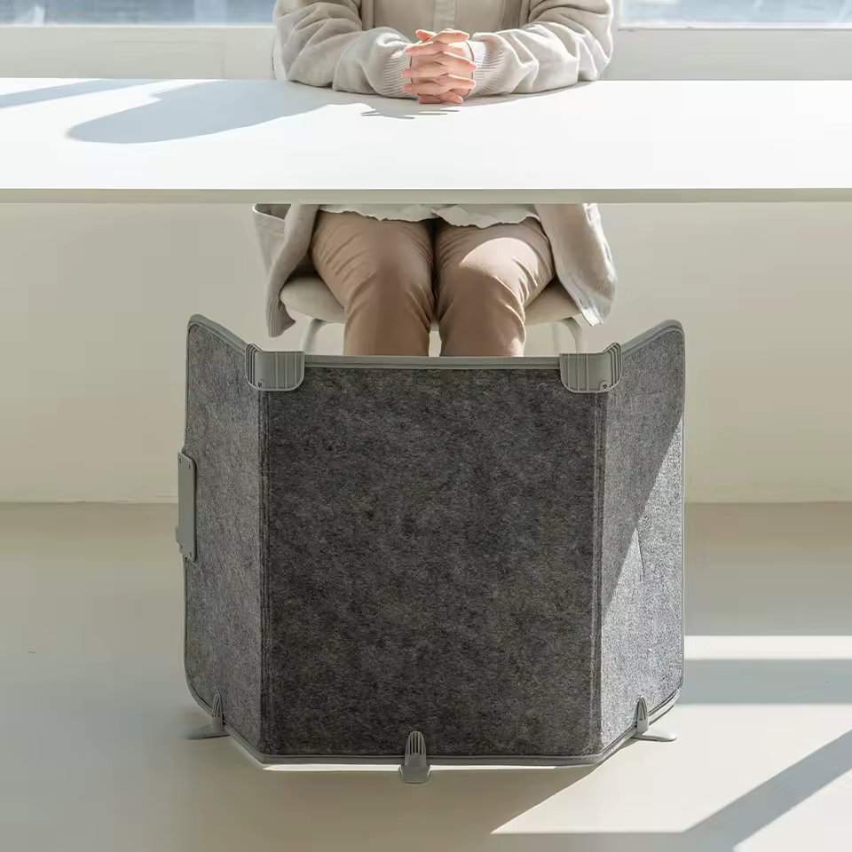 접이식 발난로 파티션히터 사용 예시