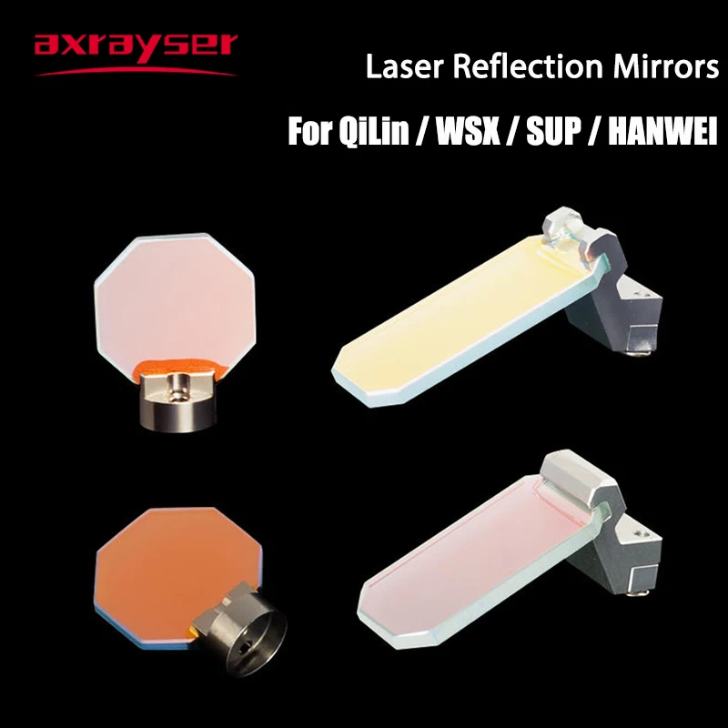 Imagem -02 - Espelhos de Reflexão Laser de Fibra Axrayser com Suporte para Sup Wsx Qilin Hanwei Metralhadora Manual de Solda a Laser