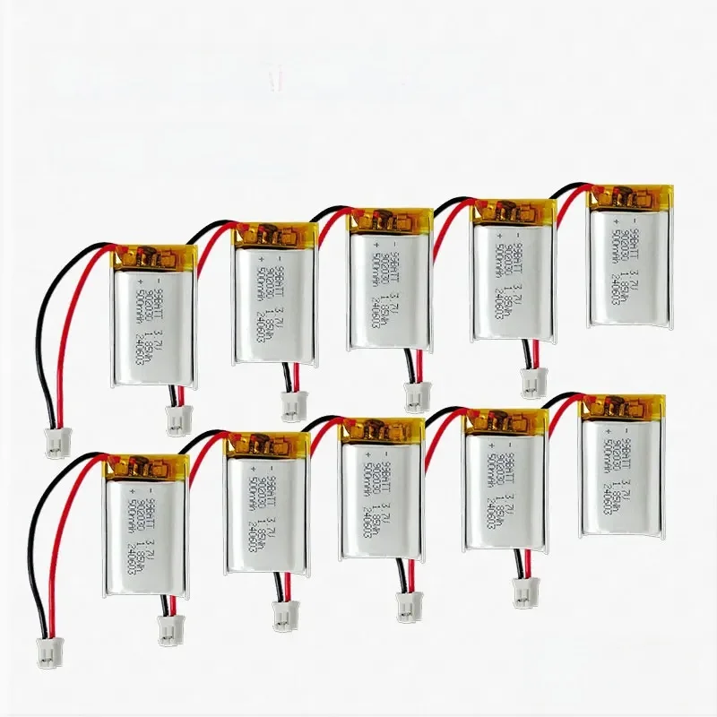 10 szt. Bateria litowa 3,7 V 500 mAh 902030 092030 102030   Bateria polimerowa Lipo do śledzenia lamp słonecznych Klawiatury z myszką Bluetooth — zdjęcie produktu 7