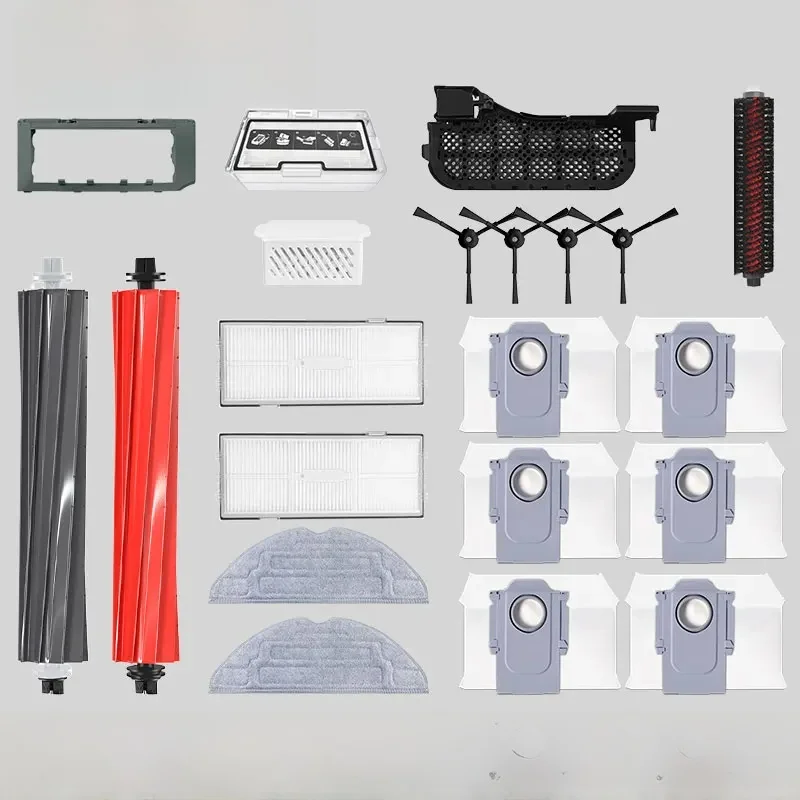 Roborock S8 S8 Pro Ultra S8+ Robot Vacuum Spare Parts Main Side Brushes Mop Cloths HEPA Filters Dust Bags Accessories