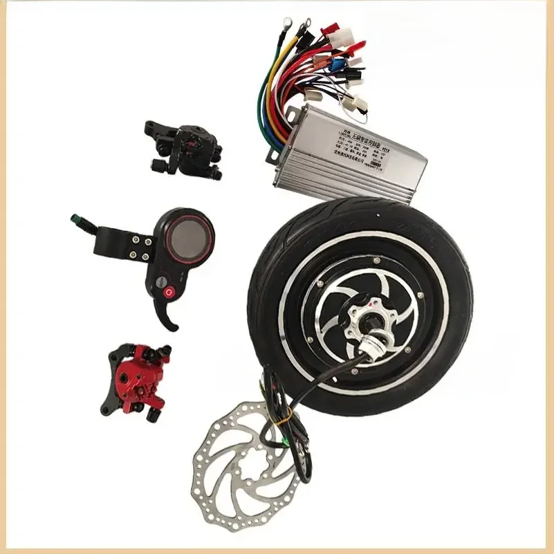 Moteur de Scooter électrique de 10 pouces, 10x2.70-6.5, pneu sous vide 48V 500W pour roue avant et arrière Dualtron 3 Speedway 5