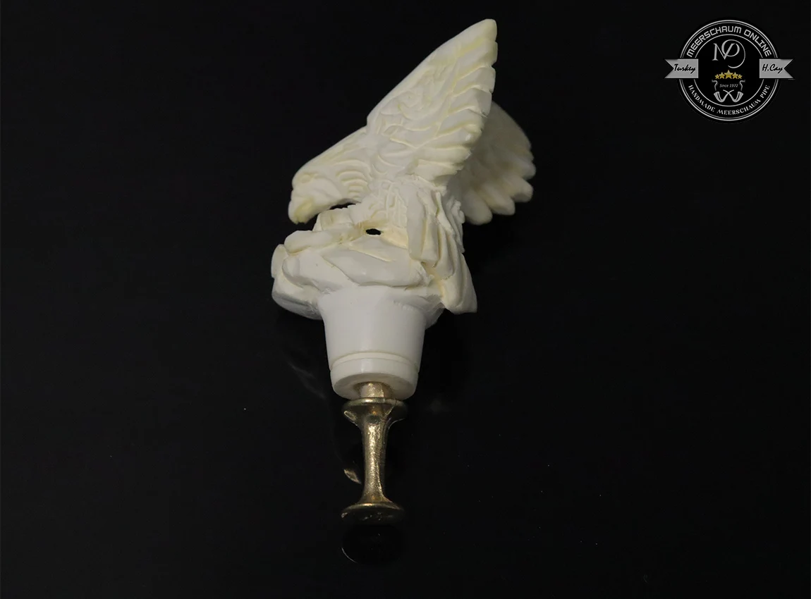 Handmade Block Meerschaum Eagle Tamper