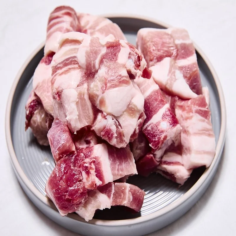 알리특가 2+1 한큐 삼겹살 한입 벽돌커팅 캠핑용 삼겹살 400g 소분포장 x 3(수입 : 네덜란드산)