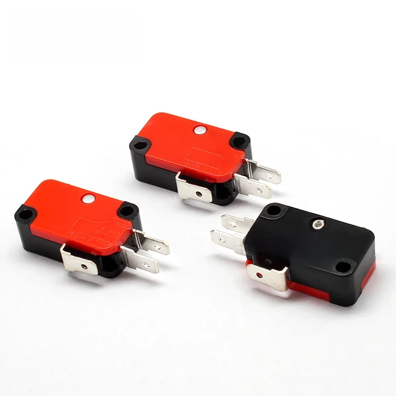 250 V 16A Kuchenka mikrofalowa Drzwi Arcade Wiśniowy przycisk SPDT 1 NO 1 NC Mikroprzełącznik V-15-1C25 — zdjęcie 2
