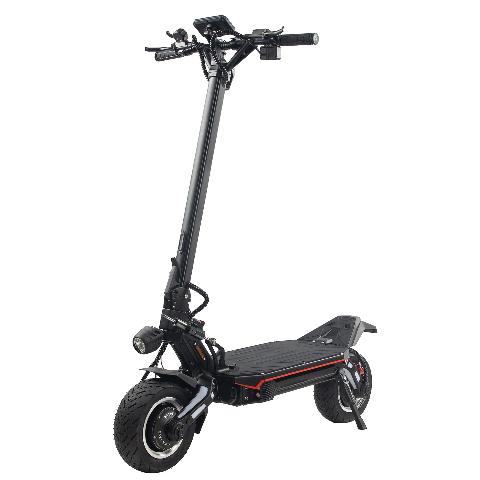 ROVORON & SUNNIGOO S7 Elektrische Scooters 5000W Dubbele Krachtige Motor 84V 37.1Ah 100km/h APP Ontgrendeling Verstelbare Vering Opvouwbare E-Scooter voor Volwassenen Off-Road Fietsen Met ES DGT VMP