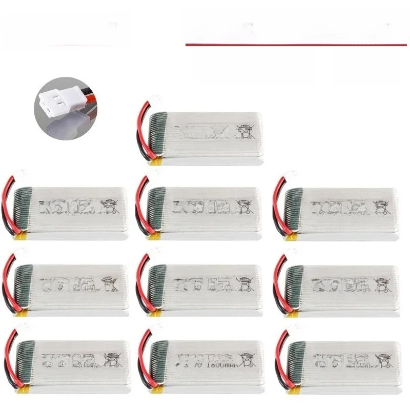 1/2/5/10 SZT. Akumulator 3.7V 1800mAh do SYMA X5SW X5 X5S X5C M18 H5P KY601S 903052, bateria Lipo 3.7V z wtyczką XH2.54 — zdjęcie produktu 7