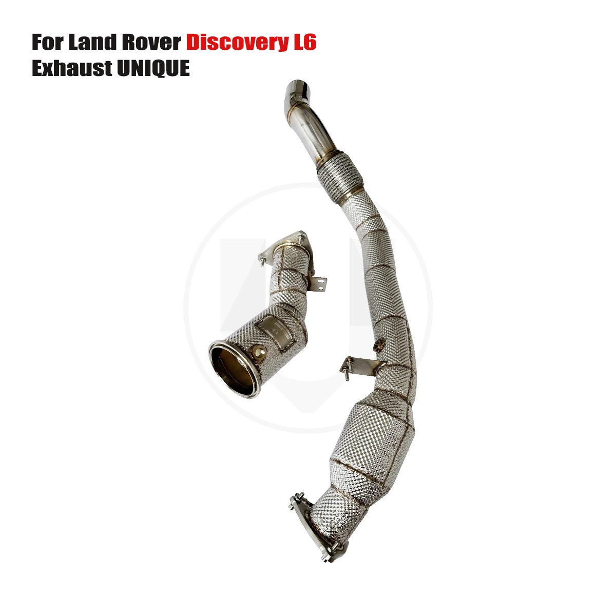 UNIQUE For Land Rover Discovery 5No light on 2.0T 3.0T 2017-2019 With insulator downpipe With cat/without cat exhaust pipe