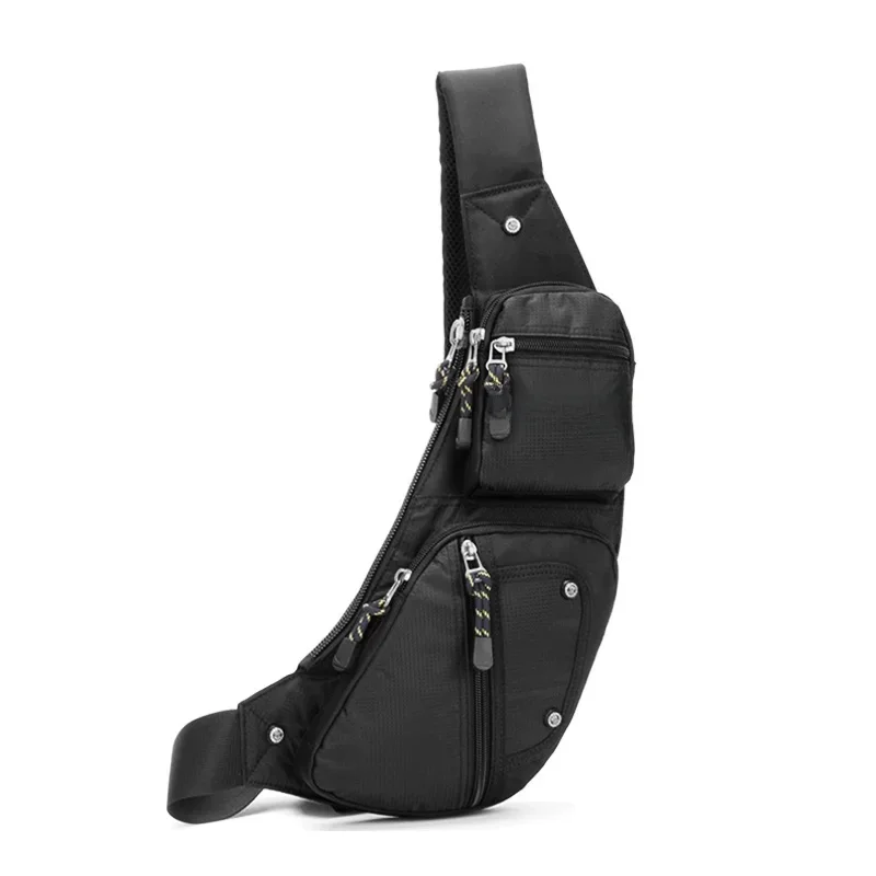 2022 nowy wielofunkcyjny Messenger Crossbody Oxford torby materiałowe dla mężczyzn Sling Leisure Trip torba na telefon komórkowy — zdjęcie 2