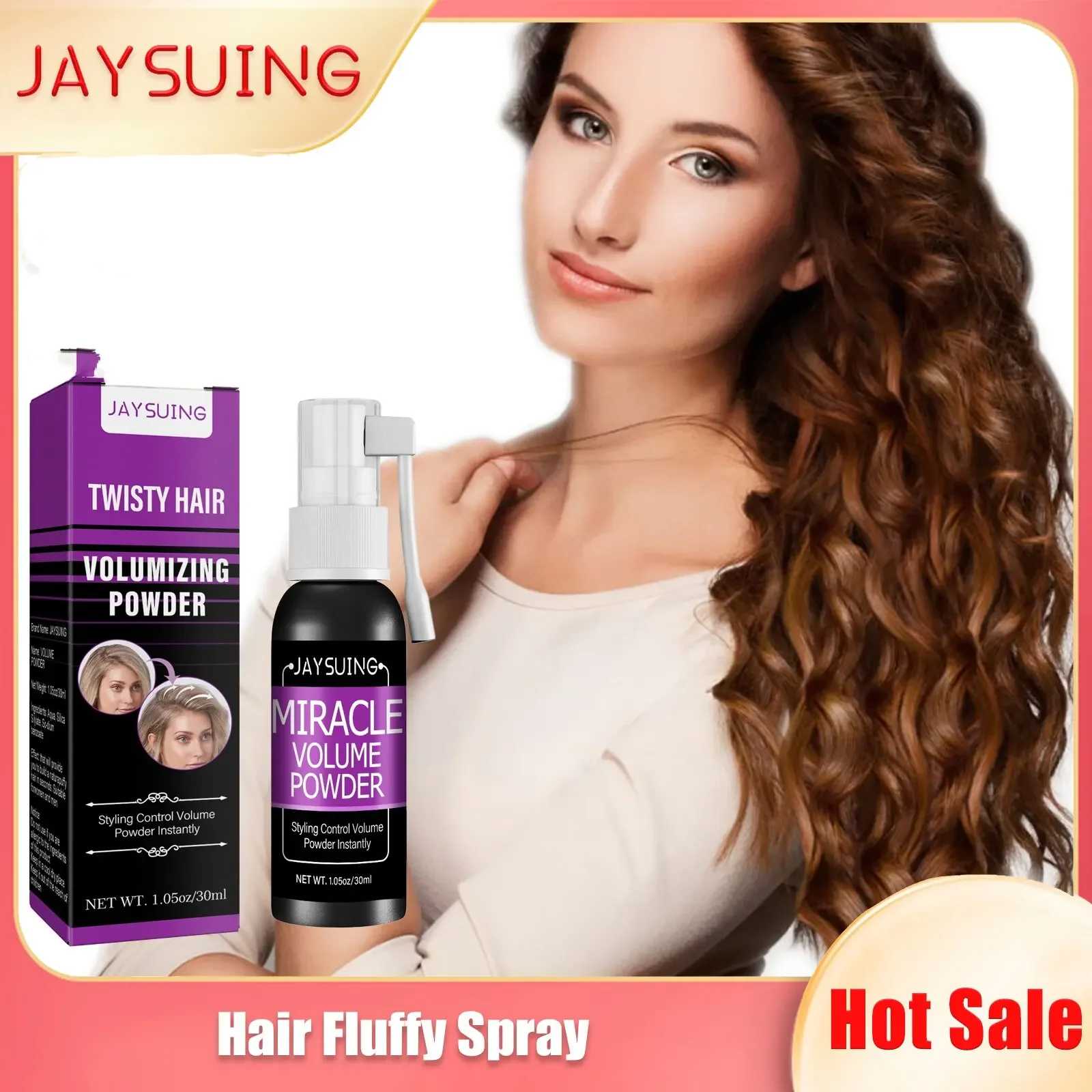 Hair Fluffy Spray Oil Control Lazy Disposable Long Lasting Oil Head First Aid Magic Tool Bang Free Wash Volumizing Hair Spray