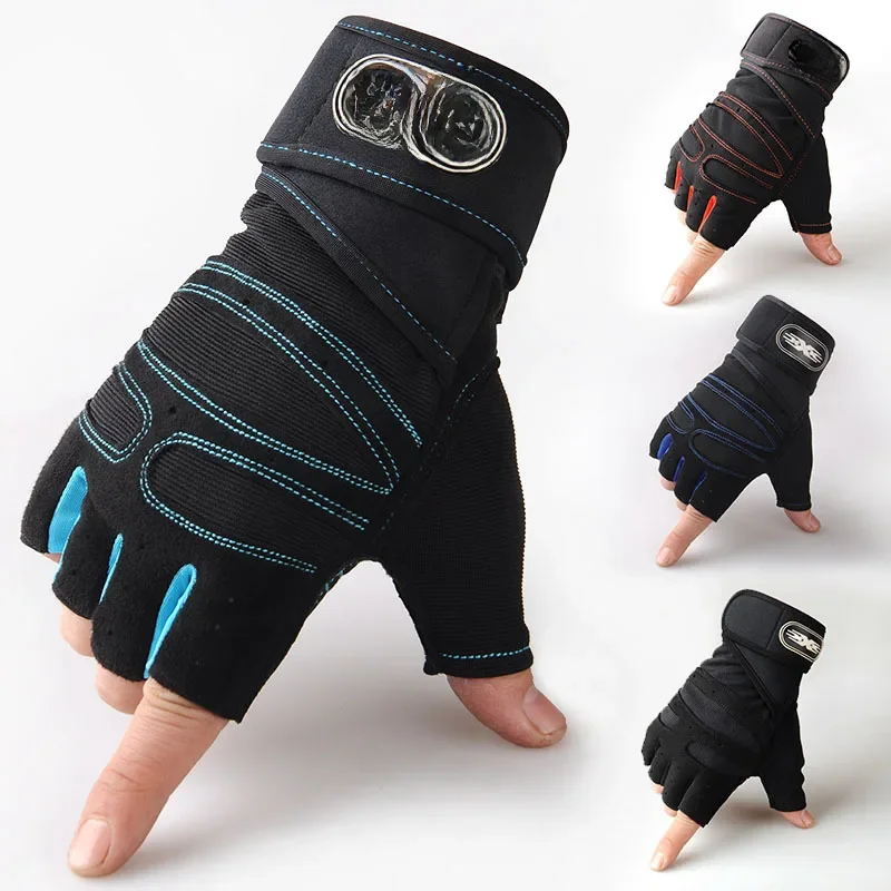 AliExpress NONE Gym Gloves for Men Women Fitness Weight Lifting Wristband Gloves Body Building Training Sports Exercise Cycling Glove Shockproof