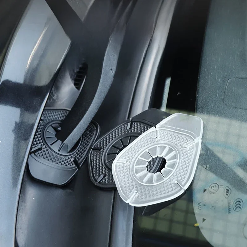 2Pcs Universal Car Windshield Wiper Arm Hole Protective Cover Silicone Wiper Bottom Prevent Debris Leaf Falling Dustproof Pad