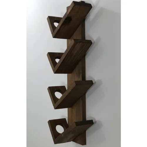 Natural Wood Vintage Wine Rack Wine Rack Retro Wooden Wine Rack Walnut