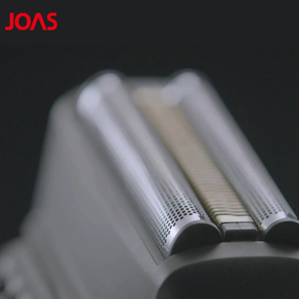 Joas ماكينة حلاقة كهربائية للرجال Ipx7 مقاومة للماء المحمولة طلاء التيتانيوم شفرة أداة تهذيب اللحية USB قابلة للشحن المتقدمة Js-7000