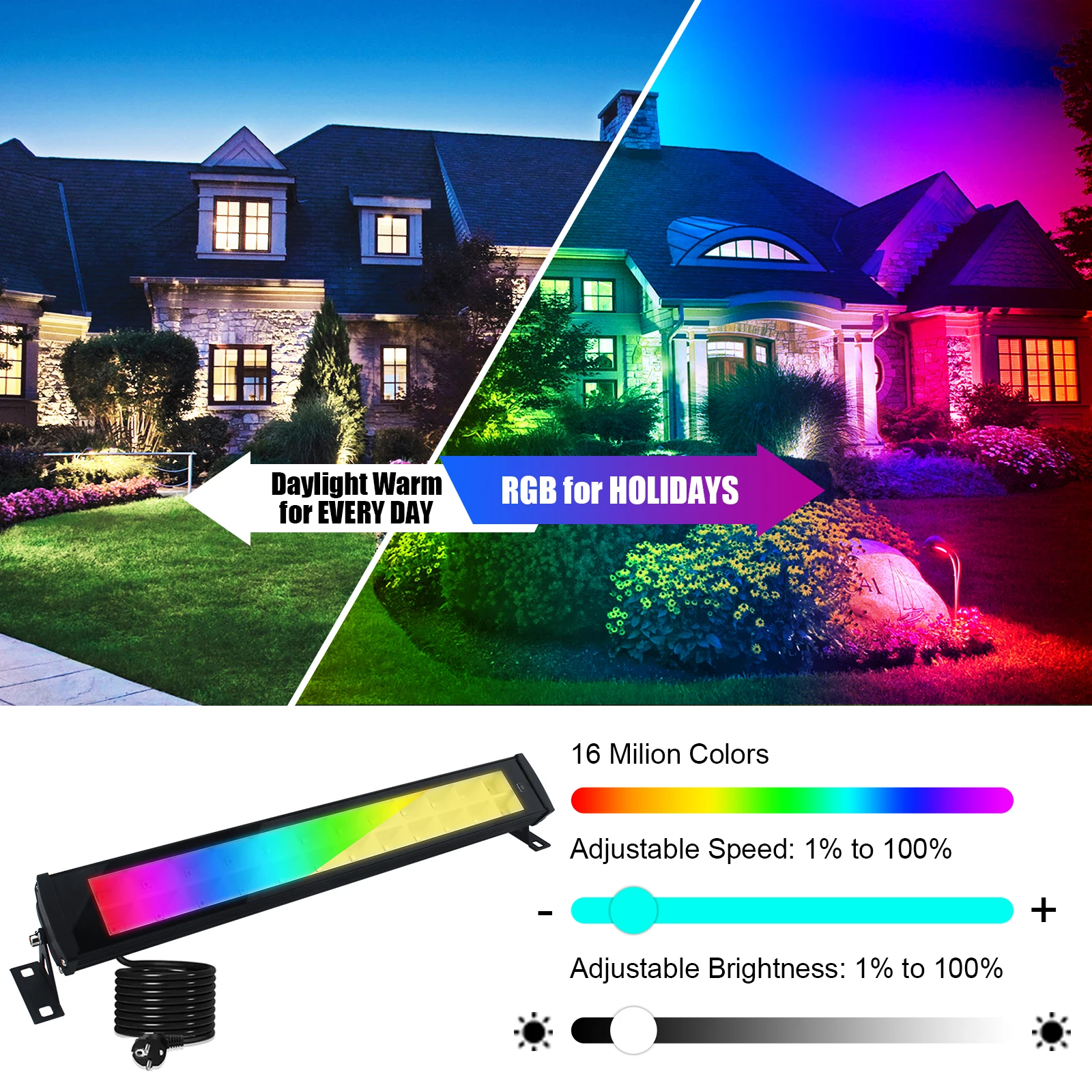 RGB LED Strip Light Music Sound Control Pickup Rhythm Ambient Lamp Atmosphere Night Lights For Bar Car Room TV Gaming Decoration