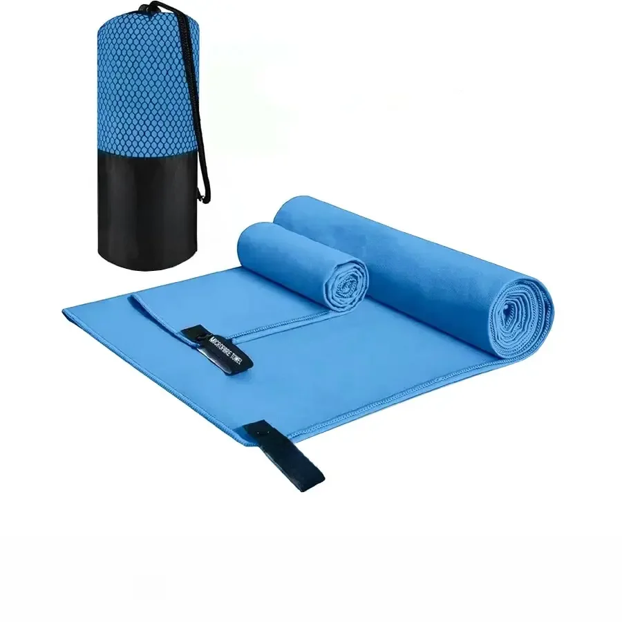 Toalha de esportes de secagem rápida, toalha de microfibra, acampamento ao ar livre, caminhadas,