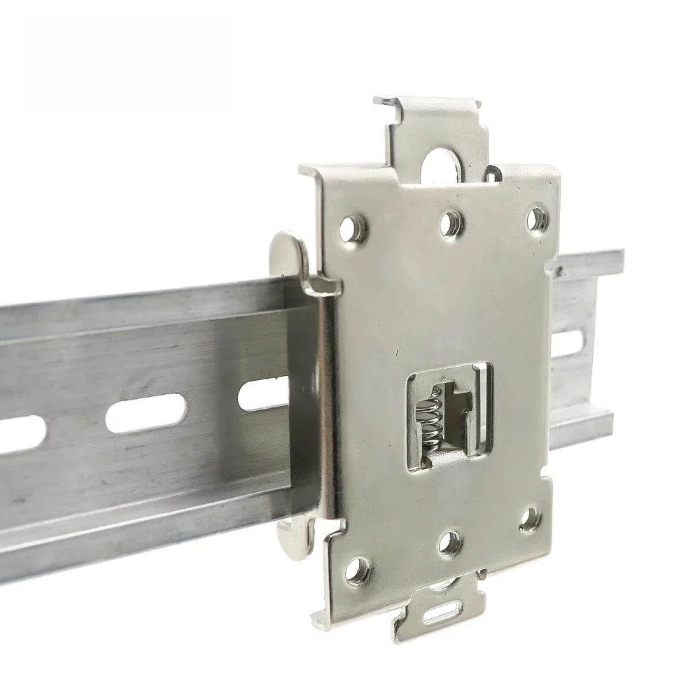 1 pièces monophasé SSR 40DA 25DA AA DD 35MM Rail DIN fixe relais à semi-conducteurs pince pince R99-12 relais support de montage boucle