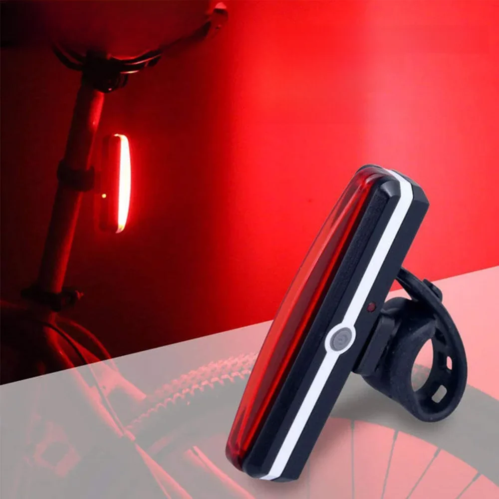 Feu arrière de vélo, Rechargeable, étanche, lampe de vélo, feux arrière d'avertissement de sécurité pour la conduite de nuit, accessoires de cyclisme