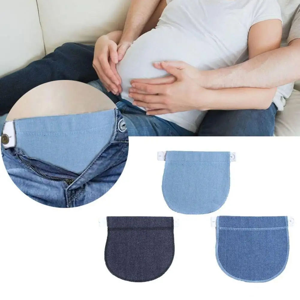 6 stücke Mutterschaft Jeans Einstellen Taste Schwangere Frauen Bund Gürtel Elastische Taille Extender Kleidung Hosen Für Nähen Zubehör