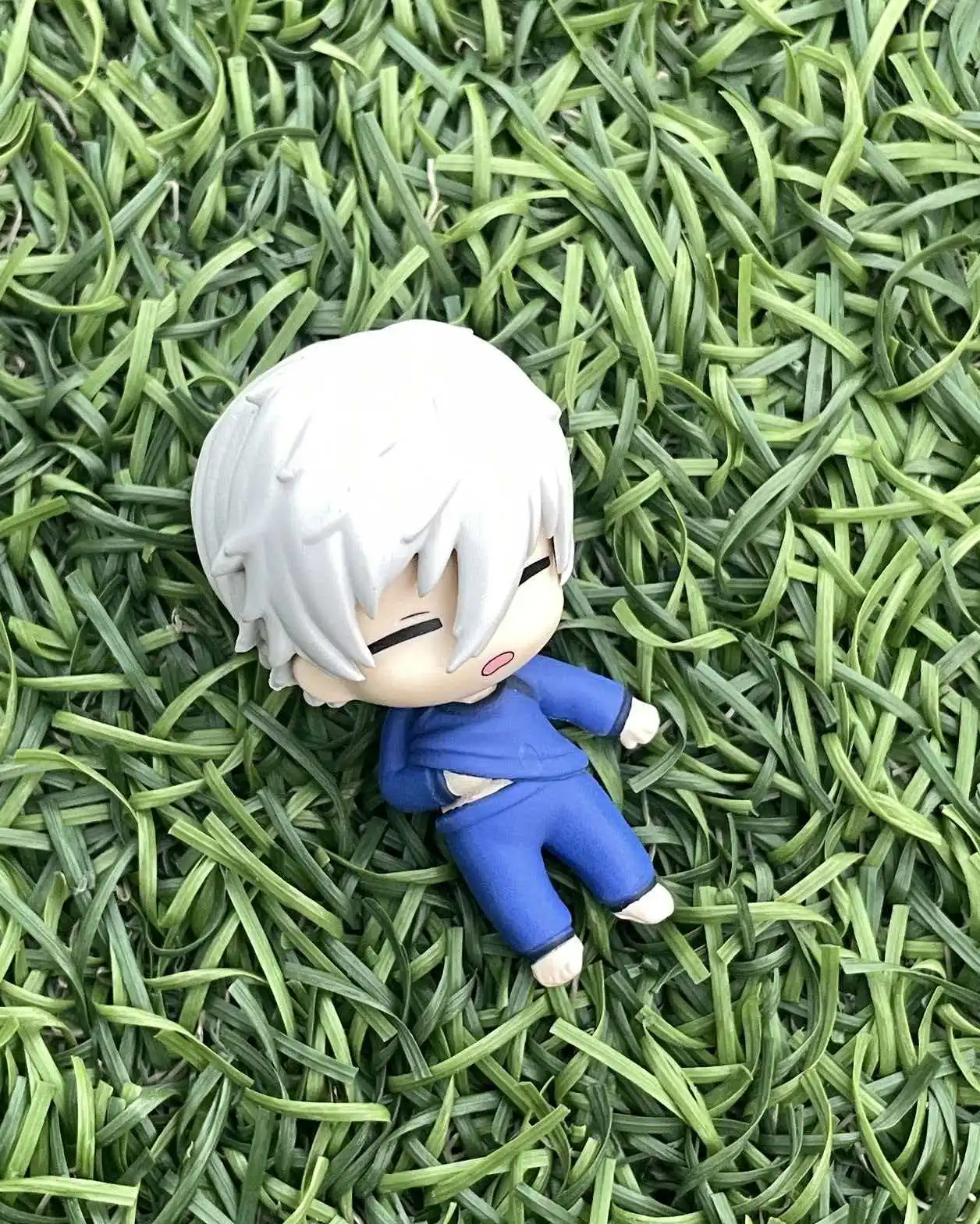 Auf Lager Anime Blue Lock Sleep Team Nagi Isagi Blind Box Kawaii Actionfigur Desktop-Ornament Geburtstagsüberraschungsgeschenke für Fans