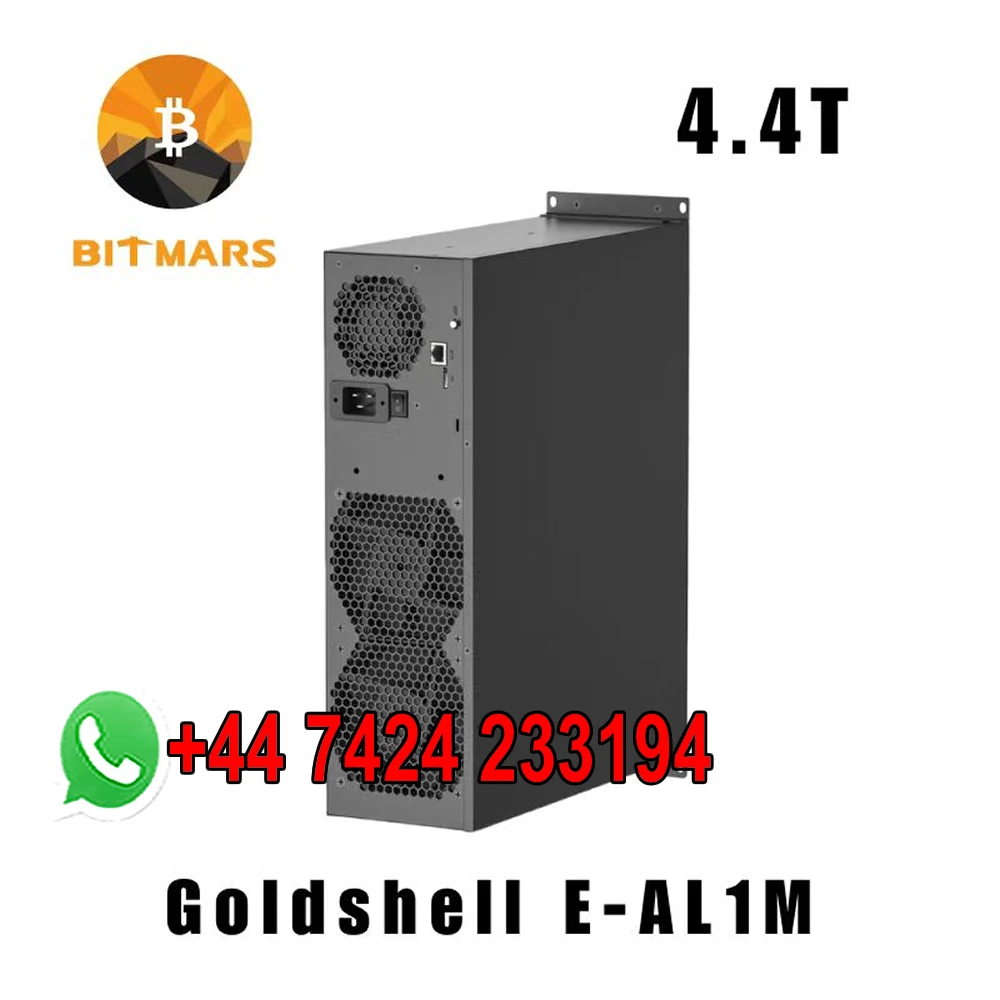 DC BUY 3 GET 2 FREE New Goldshell E-AL1M 4.4T 1800W Alph Miner Home Crypto Miner With PSU in Stock