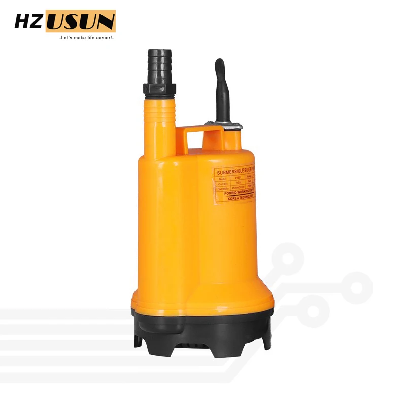 Portable 12 Volt 24V Corrosion Proof Submersible Marine Washdown Fresh Sea Water Transfer Pump Small Plastic Bilge Pump for Boat