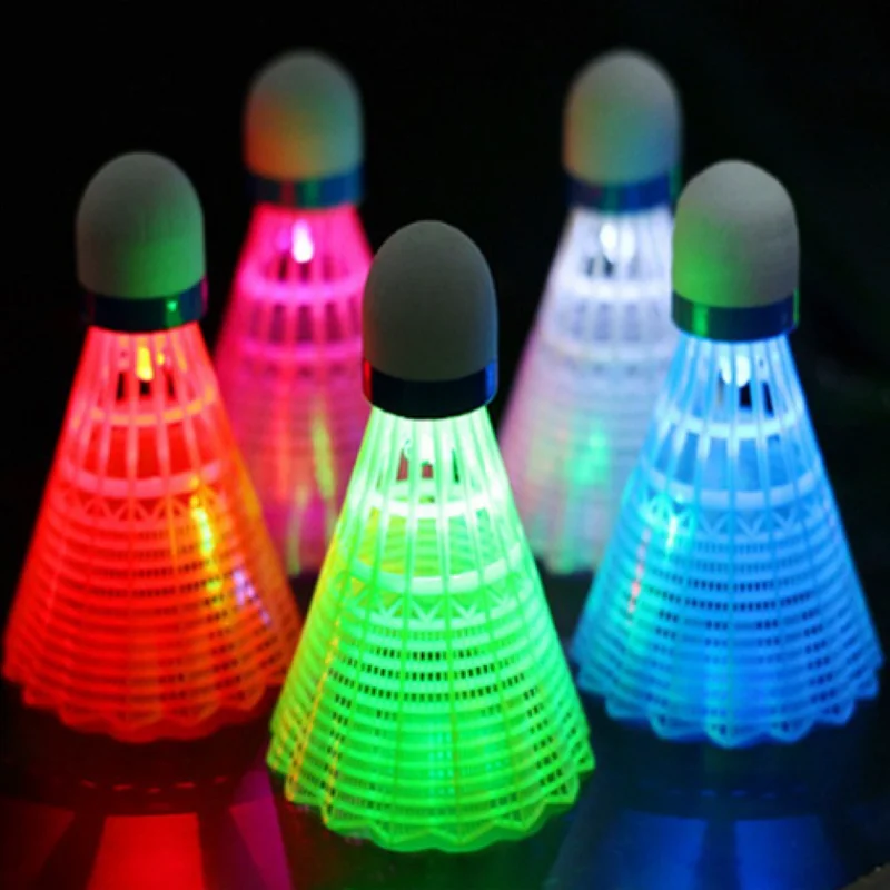 LED luminous fluorescent shuttlecock badminton ball 3 pieces