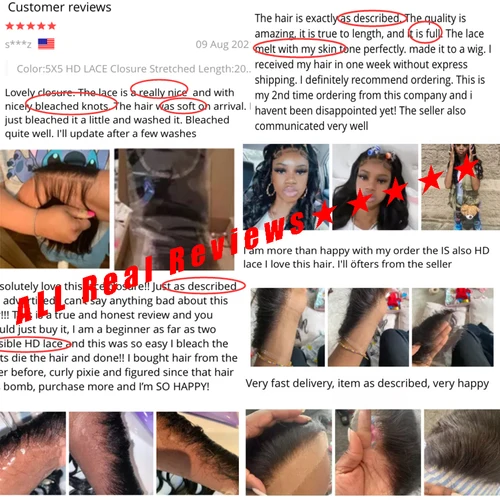 capelli umani (per nero)