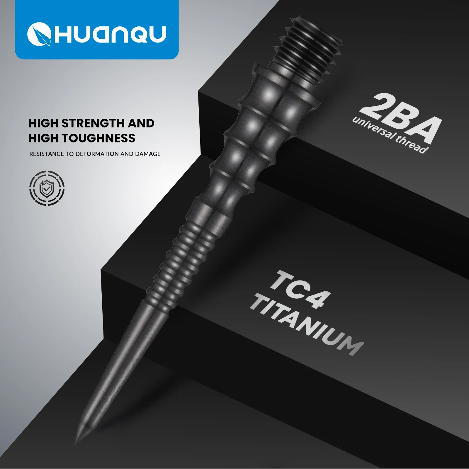 Huanqu Three-Pack Titanium Alloy Replaceable Dart Tips, Multiple Color Options, 35mm Dart Tip Replacement Needles, Suitable for Home Entertainment and Professional Competition Dart Accessories