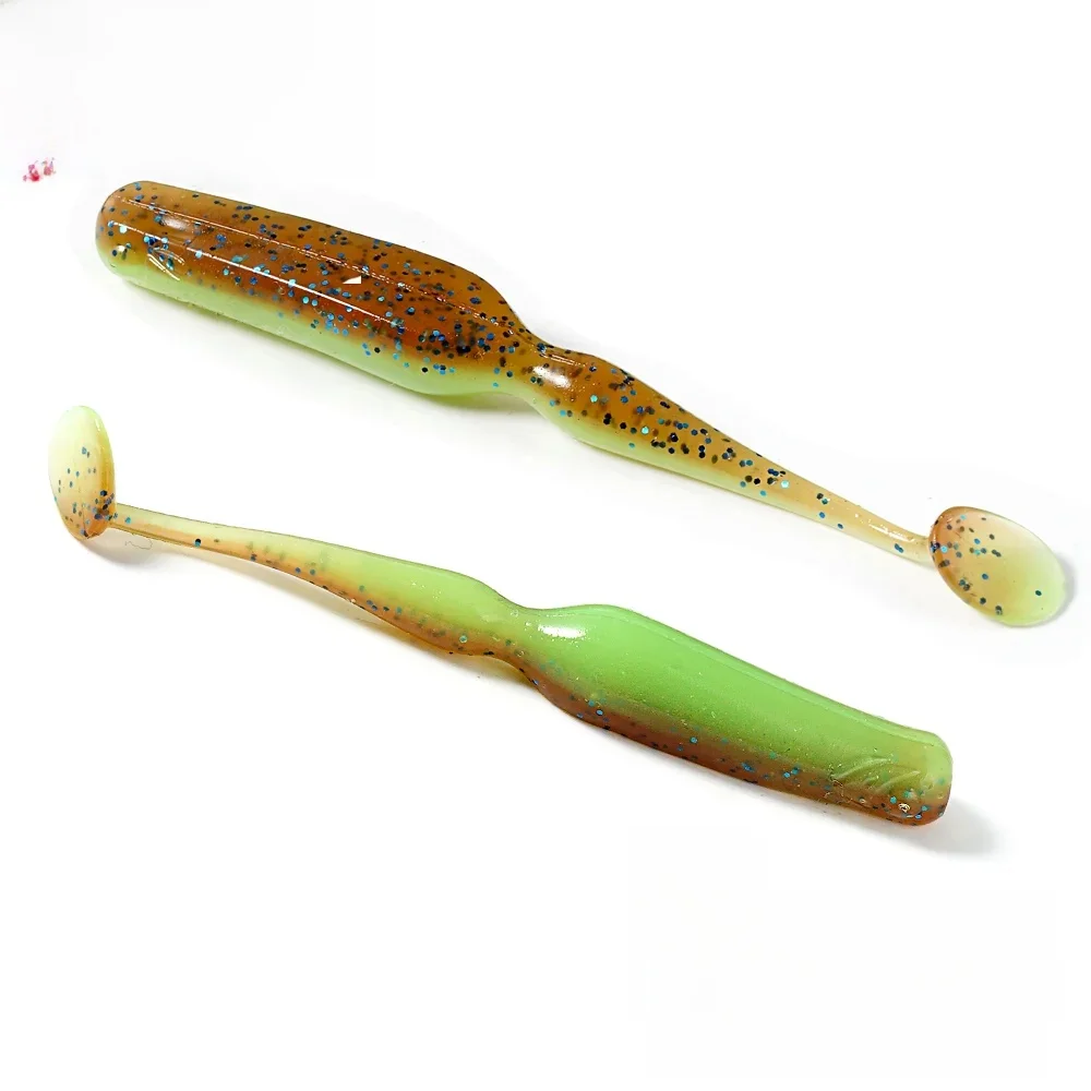 SUNMILE Swing Bait 7 cm Angelköder Künstliche Köder Wobbler Weiche Köder Shad Karpfen Silikon Angelköder