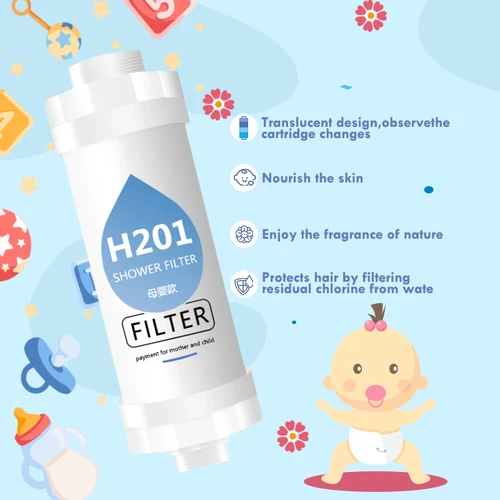 Nuevo filtro de ducha, filtro de cabezal de ducha, eliminación de cloro de pelo suave/piel, accesorios de baño