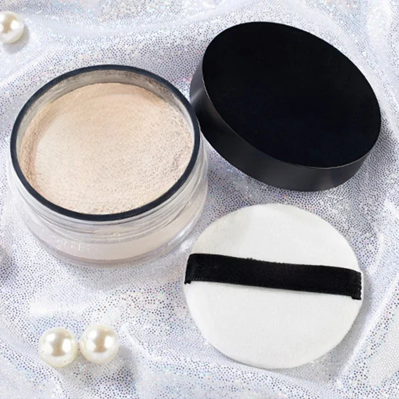 Poudre libre professionnelle, contrôle de l'huile, Anti-transpiration, imperméable, Base mate, maquillage, brume translucide longue durée, poudre de réglage du visage