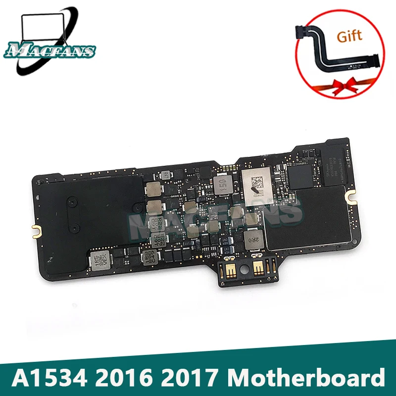 Placa-mãe Original A1534 para Macbook Retina 12 A1534 Placa Lógica 20232023 Ano 82000244-a 820-00687-a 256g 512g