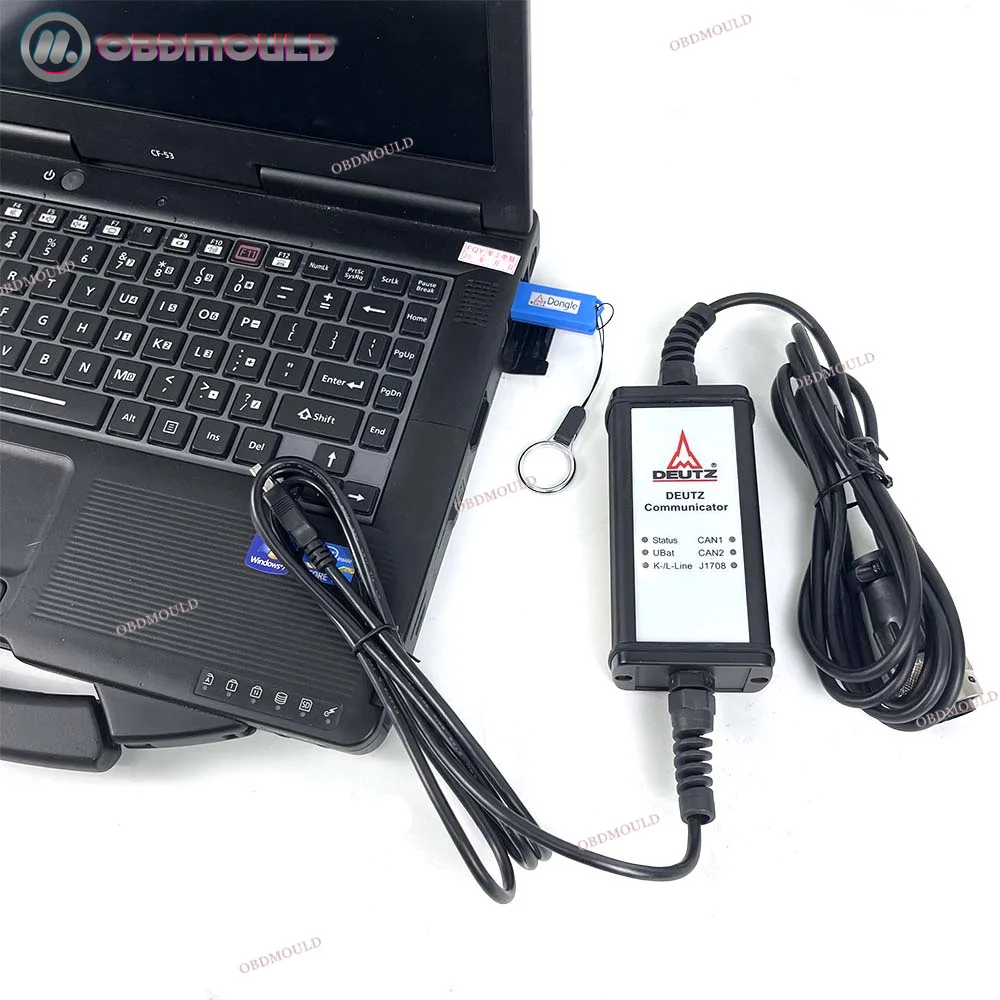 

For Deutz SerDia Full Level6 Auto Construction Scanner programming for DEUTZ DIAGNOSTIC KIT DECOM Communicator with CF53 Laptop