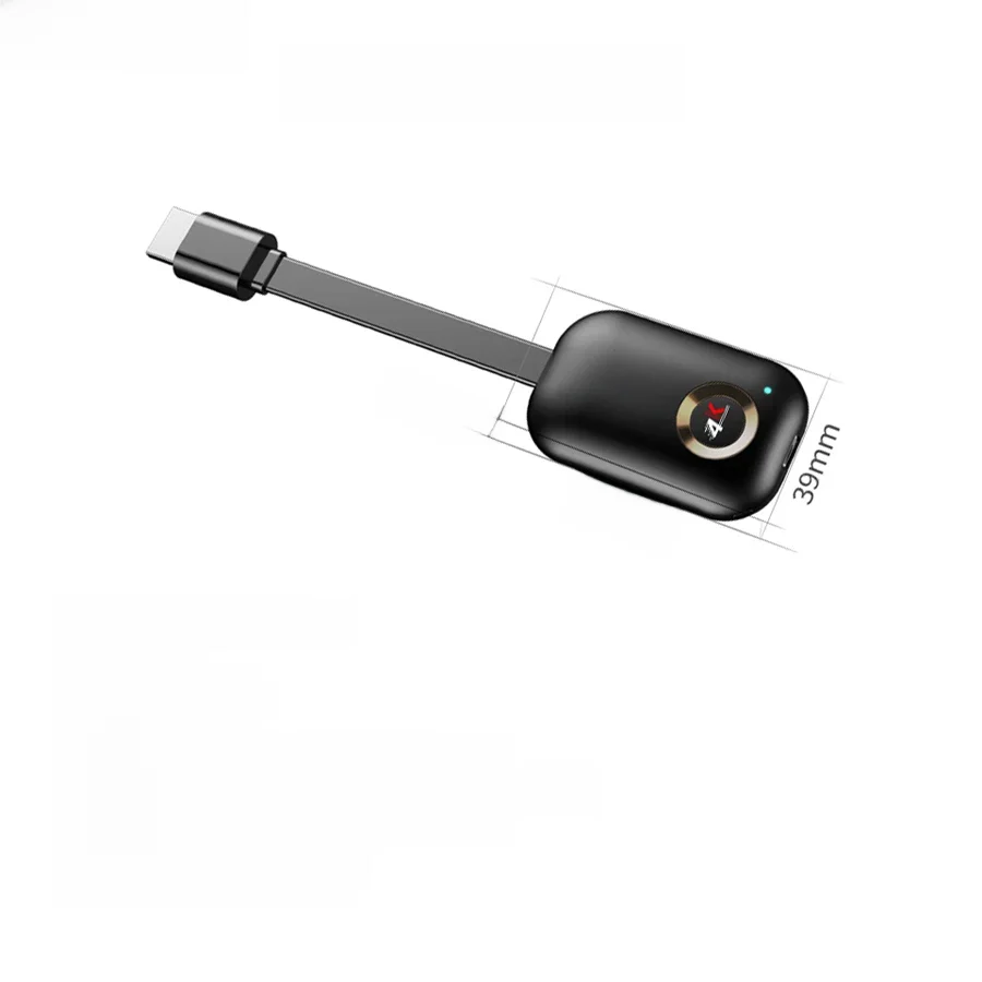 Mirascreen G9 Plus 2.4G/5G 4K Miracast Wifi dla DLNA AirPlay HD TV Stick Wifi Display Dongle Odbiornik do IOS Android Windows — zdjęcie 2