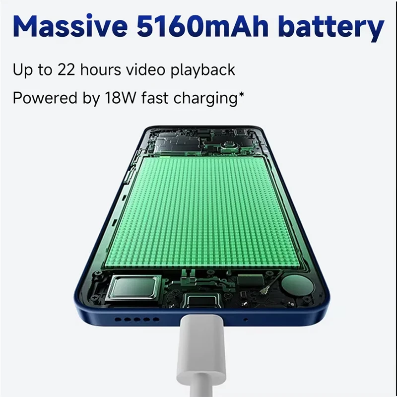 هاتف ذكي Xiaomi Redmi 14C غاطس بشاشة 6.88 بوصة 120 هرتز وكاميرا مزدوجة 50 ميجابكسل AI وبطارية كبيرة بقدرة 5160 مللي أمبير في الساعة
