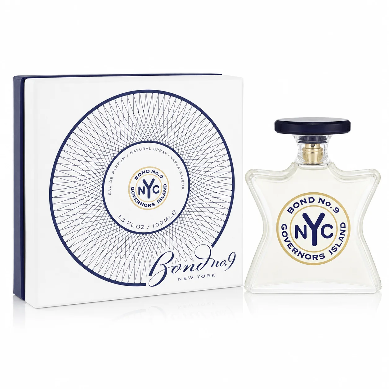 Luxury Bond No.9 Governors Island 100ml Neutral Perfume Aquatic Woody Fragrance Long Lasting New York Unisex Eau De Parfum Gift Box For Men Women Holiday Present - view 7