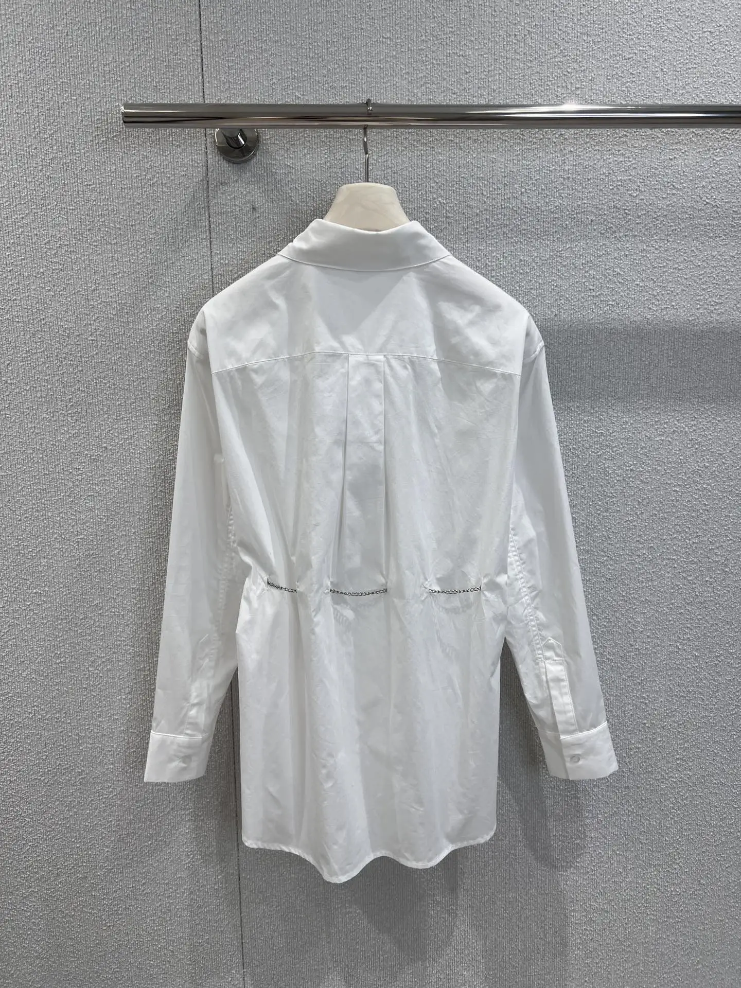 

Ladies' New Early Autumn Key Chain Belt Long-sleeved Shirt