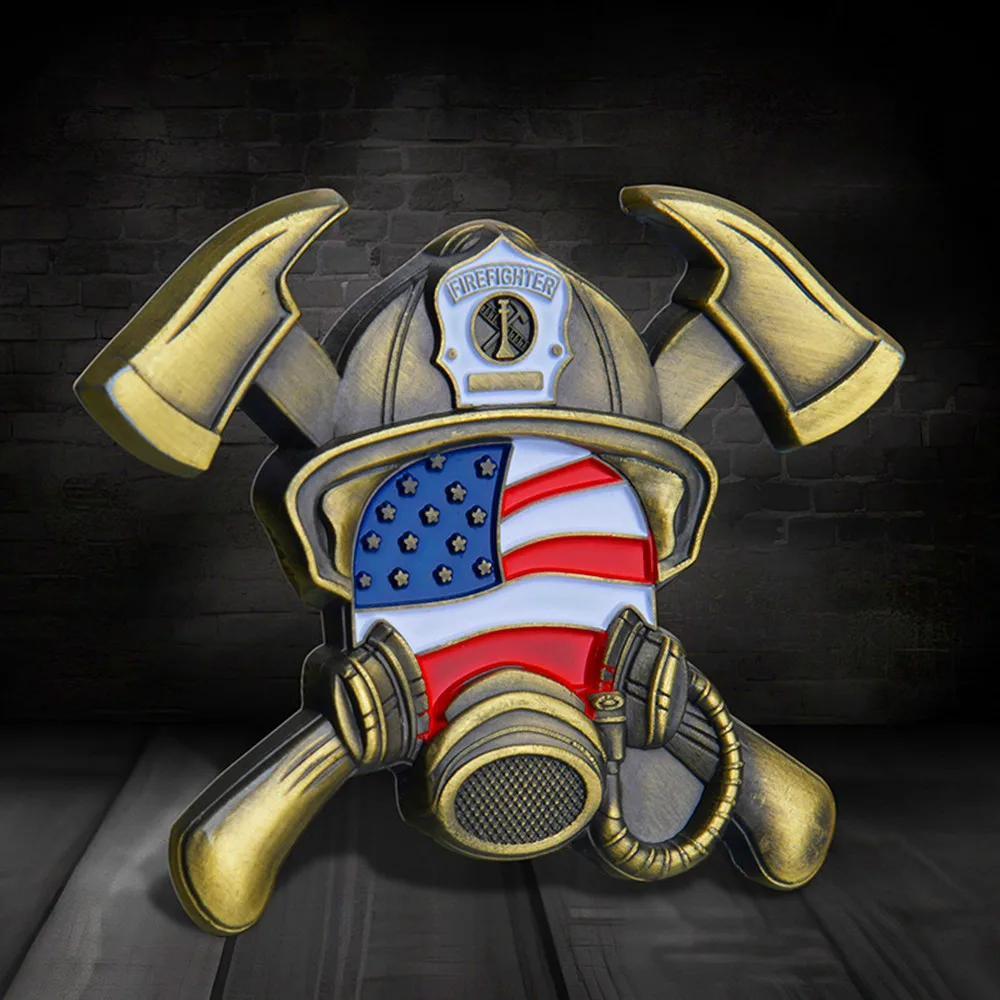 حواف درع شارة معدنية عسكرية أمريكية لتحدي ميدالية الشكل الغريب وحرف العملات المعدنية والديكورات العسكرية القابلة للجمع