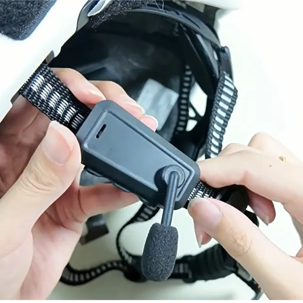 Helmet Bluetooth Intercom Headset Waterproof Dual Mounting Lightweight Wireless Intercom For Cycling Hiking Camping