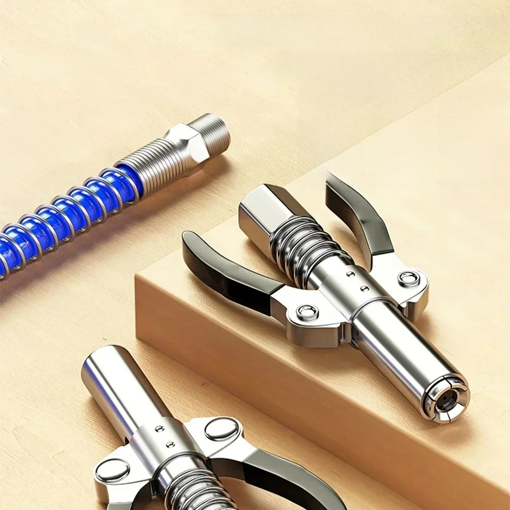 Coupleur de pistolet à graisse 10000 PSI NPTI/8, buse de graisse haute pression, pompe à huile, seringue de voiture, pointe de lubrifiant, accessoires de réparation