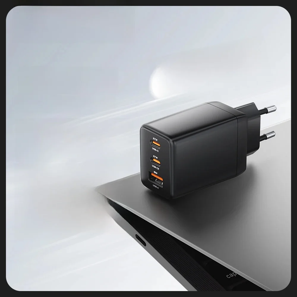 Ładowarka MOVESPEED 67W USB-C Szybkie ładowanie 65W PD Typ C PPS GaN Ładowarka do iPhone 16 Pro MacBook Air Samsung S24 Huawei — zdjęcie produktu 7