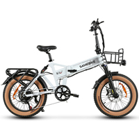 SAMEBIKE XWLX09-II Mountain Electric Bike 1000W Motor 48V 15Ah Battery 50km/h Max Speed, 130km Max Range, Hydraulic Disc Brakes