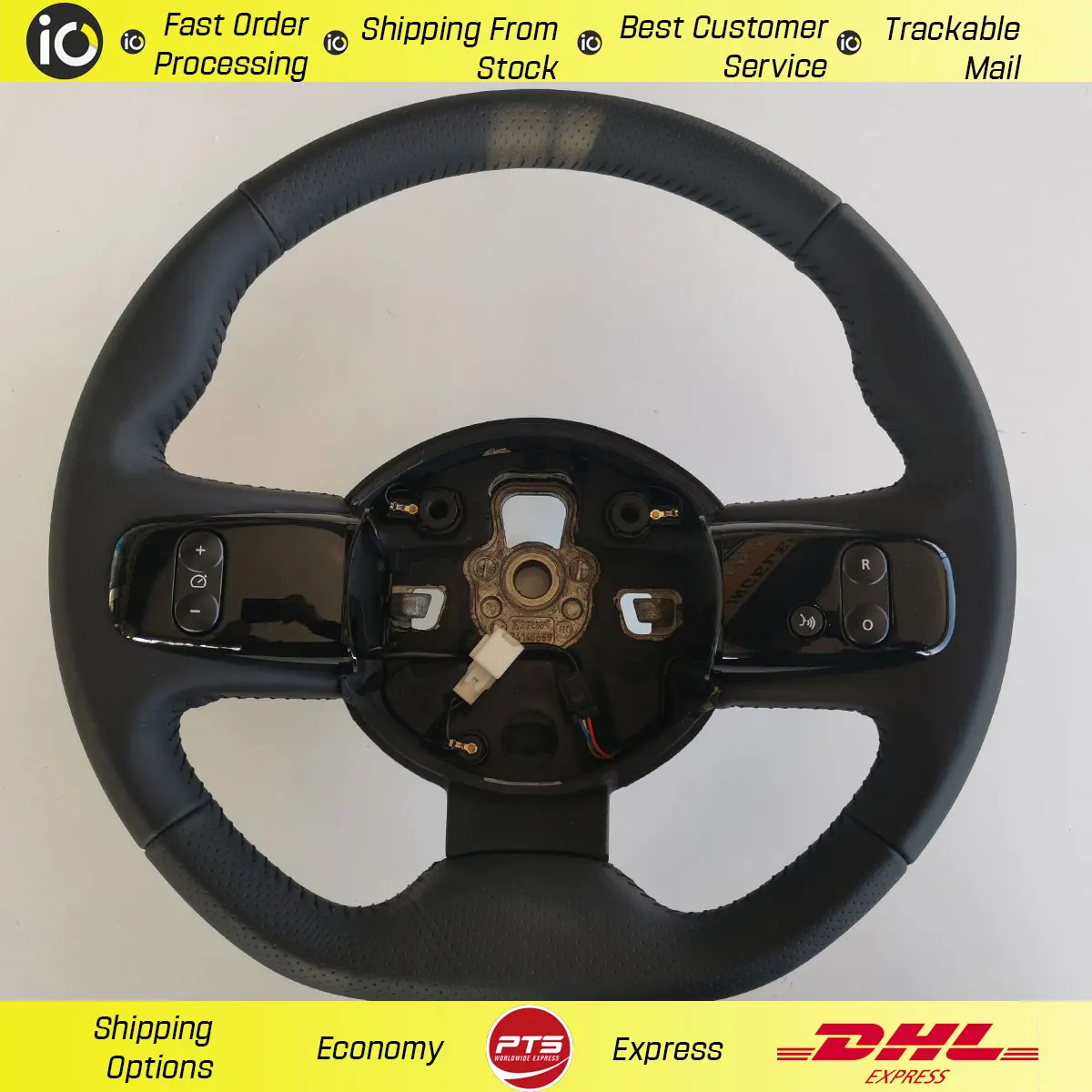 

Leather Steering Wheel For Renault Twingo 3 484008854R 34308560A 12920000017