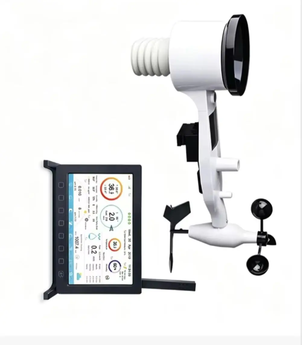 NEW  Weather station, wind speed, wind direction, rainfall, temperature, humidity, air pressure, light, wifi