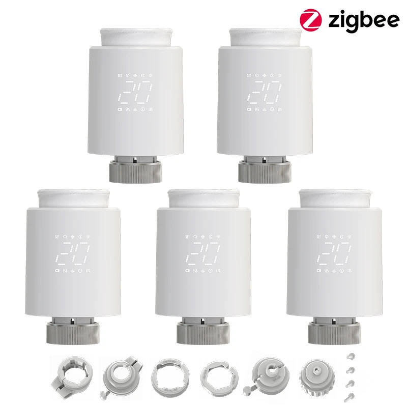 EZAIOT Tuya ZigBee Smart TRV Thermostatventil Thermostat Heizkörperantrieb Temperaturregler Stimme Alexa Google Home Alic