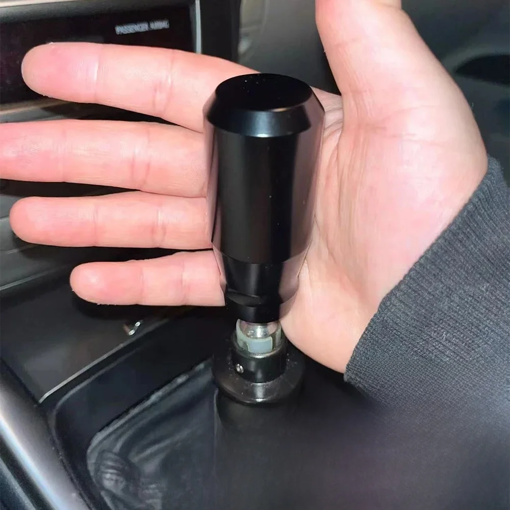 Samochodowe gałki dźwigni zmiany biegów 78 mm Aluminiowe gałki dźwigni zmiany biegów Metalowy uchwyt dźwigni zmiany biegów Samochodowy adapter dźwigni zmiany biegów w zestawie — zdjęcie 2