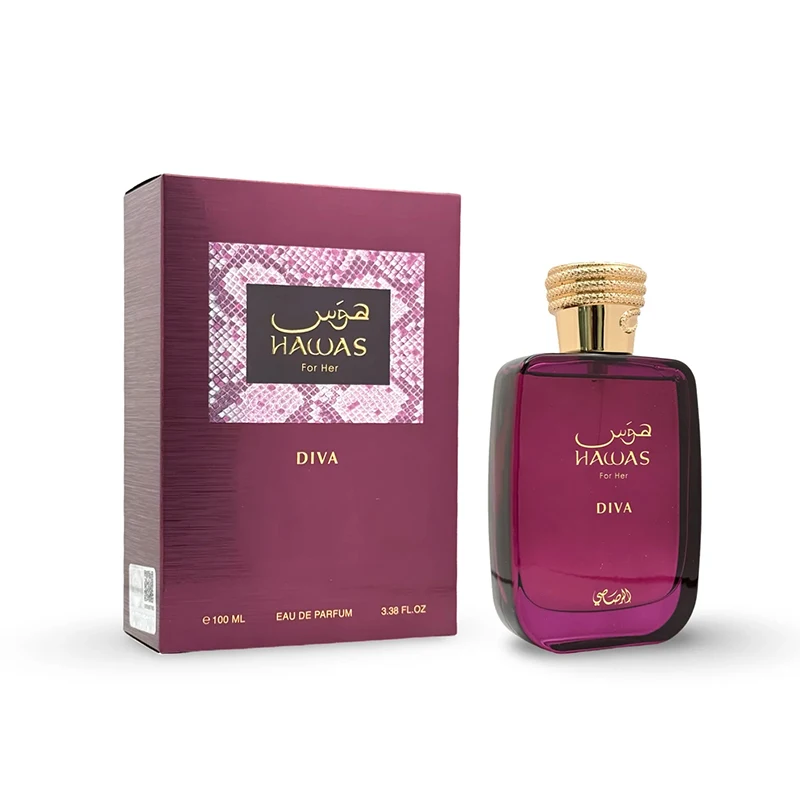 

RASASI Hawas Diva Eau de Parfum For Women 3.38 Fl Oz Women's Perfume Valentine's Day Gift Idea